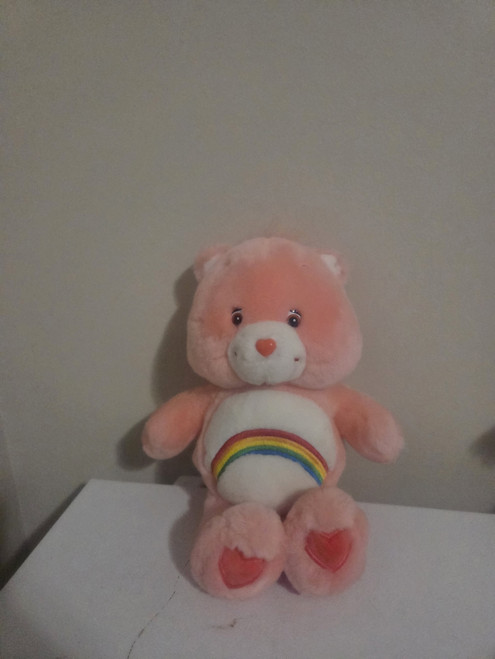 Cheer Bear Care Bear Plush Stuffed Animal 2002 13qin